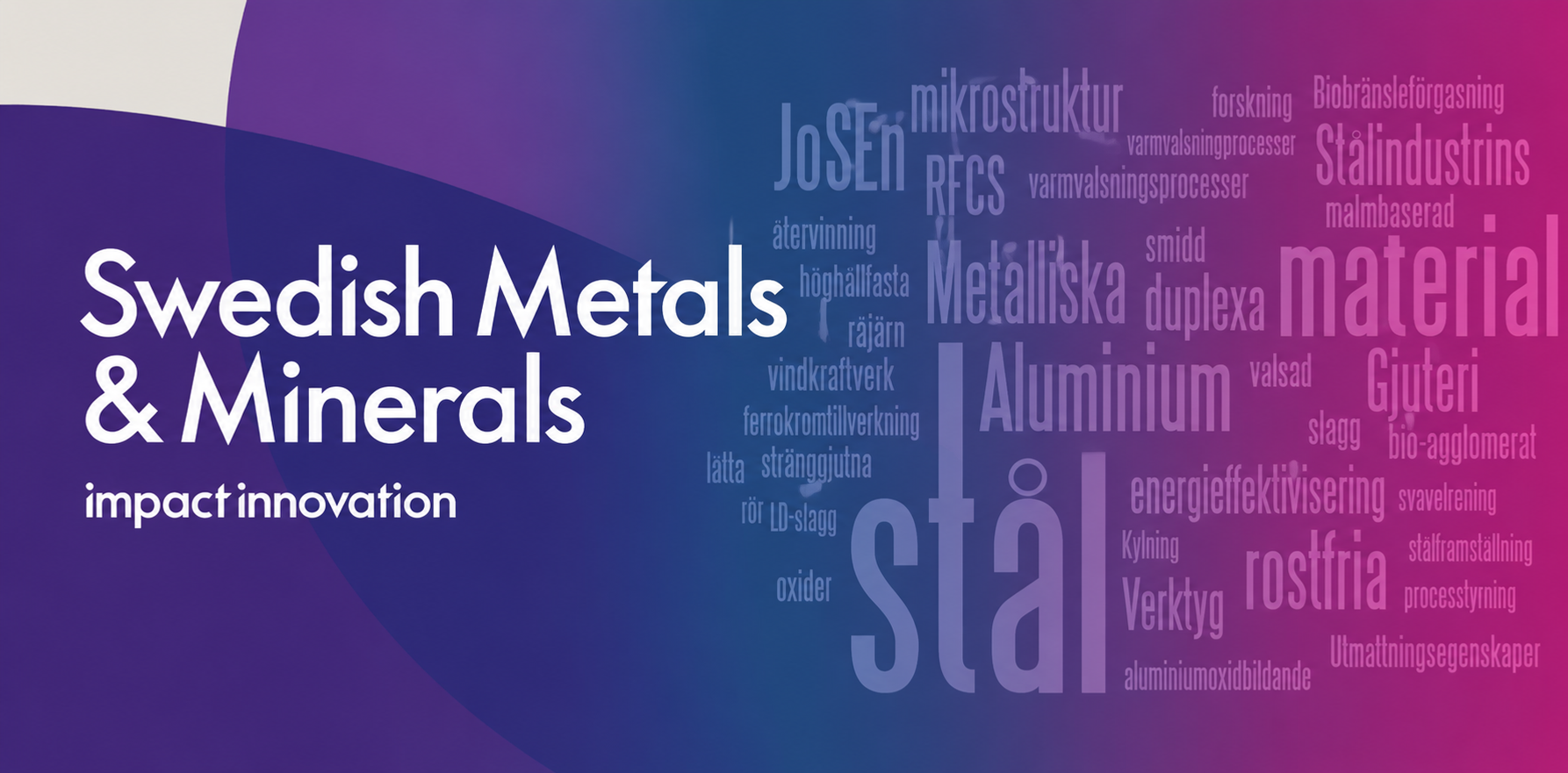 Svenska metaller och mineraler påverkar innovationen.